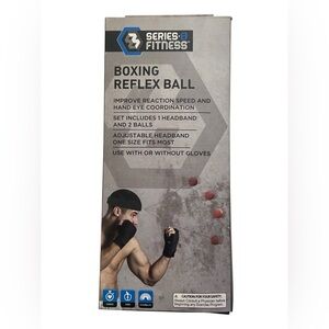 Series-8 Fitness Boxing Reflex Ball – Red & Black